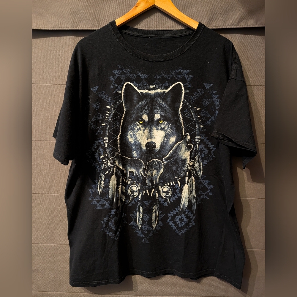 Vintage Wolf Nature Tshirt